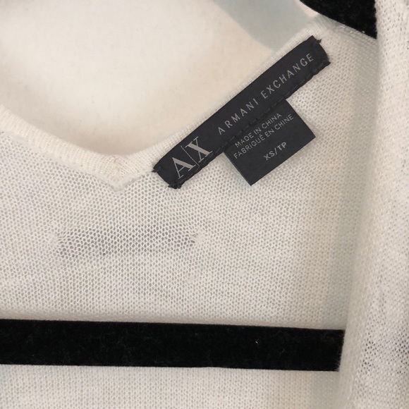Armani Exchange White Drape Vest - XS - Picture 4 of 4